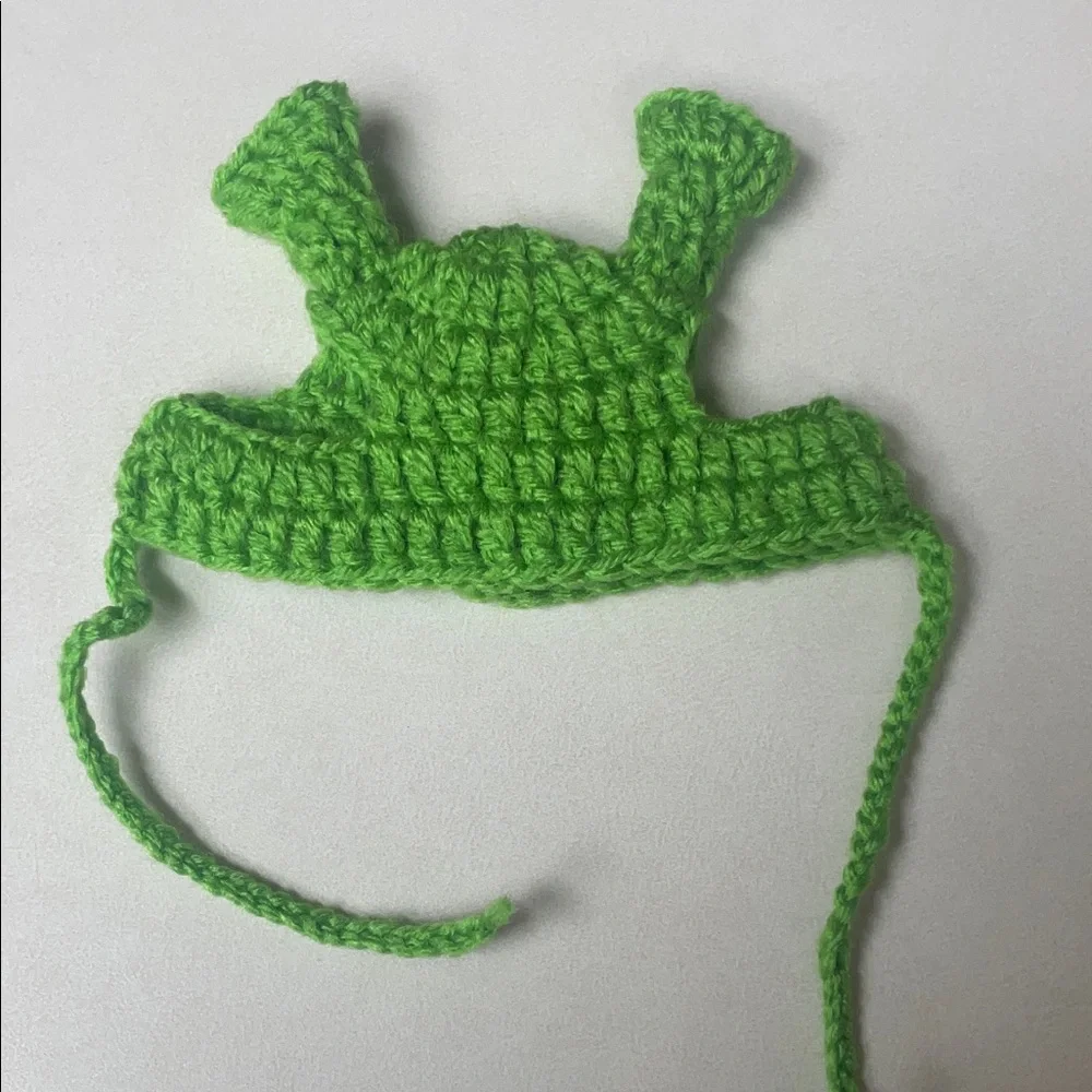 Hand Crafted Green Cat Hat